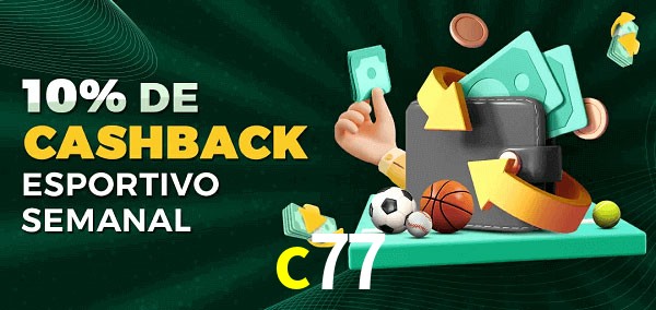 10% de bônus de cashback na c77